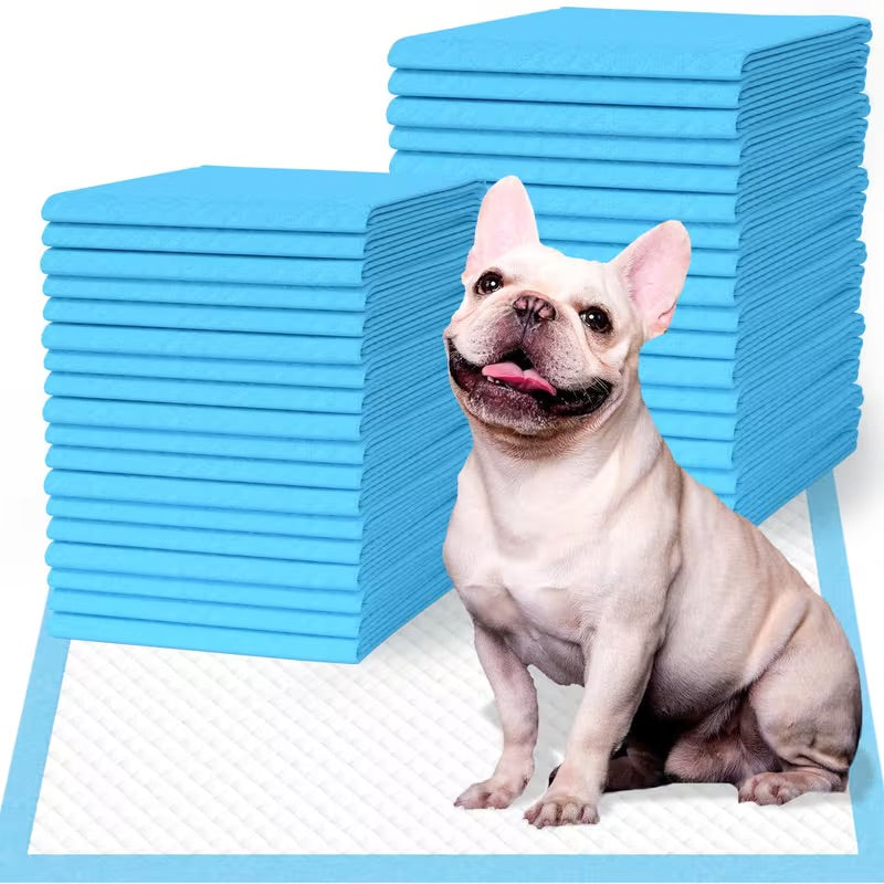 Disposable Dog Pee Pads, 5-Layer Leak-Proof, Quick-Dry